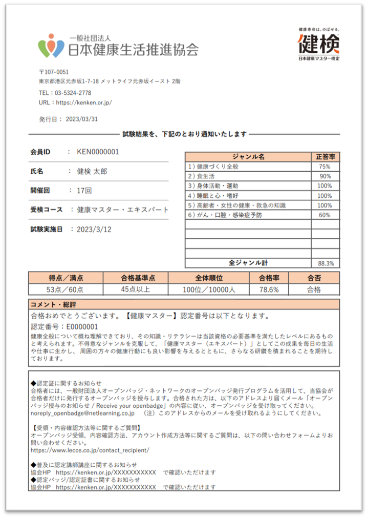 健検試験概要・申し込み | 【健検】日本健康マスター検定｜文部科学省 